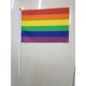 thumbnail image 3 of 60 banderas pequeñas de arcoíris para el orgullo gay, de mano, para fiestas, desfiles y festivales (14 x 21 cm), 3 of 5