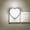 White, variant on Heart Shape Plug-in LED Night Light with Dusk to Dawn Sensor, Soft Warm Cute Kids Nightlight for Bedroom Nursery Bathroom Hallway