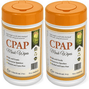 3B Medical Citrus CPAP Mask Wipes 72 ct - Two Canister
