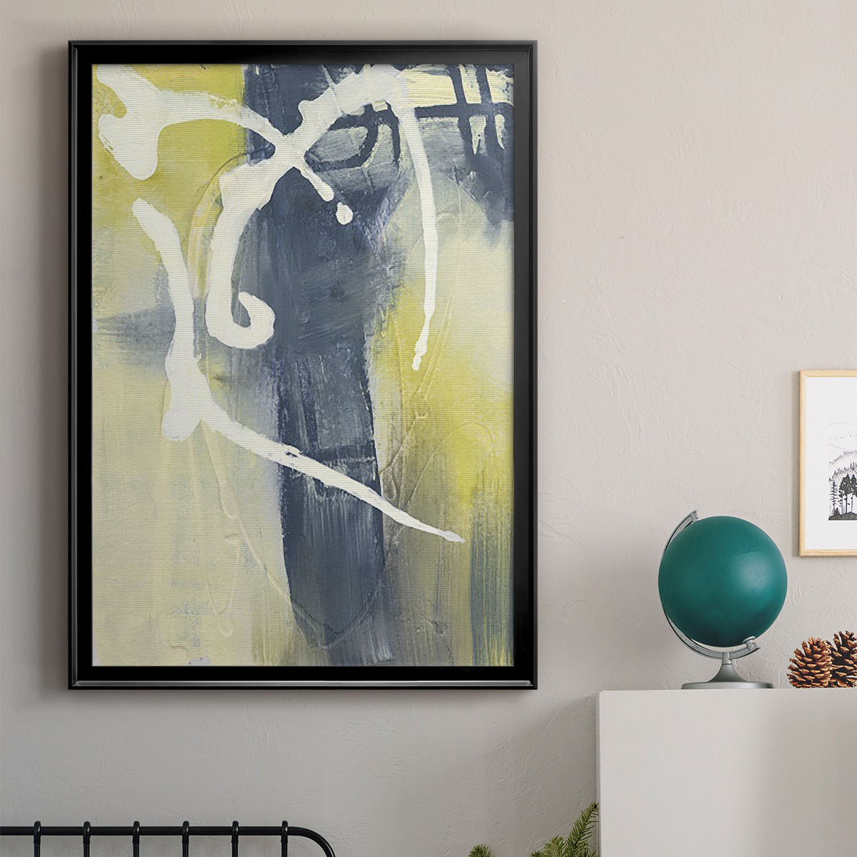 Delightful II Premium Framed Print, in Gold, Black, or Silver - Ready to Hang