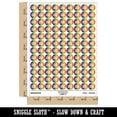 thumbnail image 2 of Volleyball Fun Text 200+ Round Stickers - Rainbow - Gloss Finish - 0.50" Size, 2 of 3