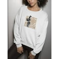 thumbnail image 3 of Woman In The Savanna Sketch Sweatshirt Women -Image by Shutterstock, Female Medium, 3 of 4