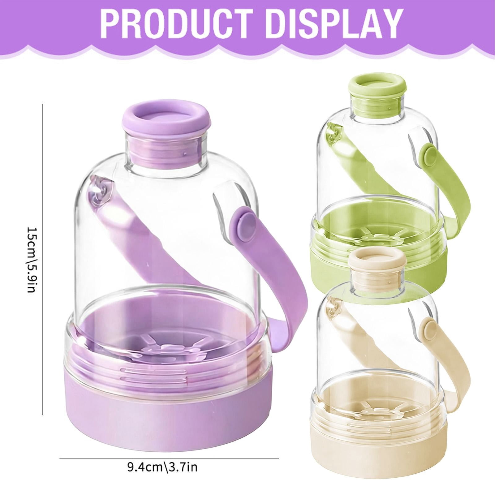 2-in-1 Ice Cube Bottle, Easy Press Ice Tray Water Bottle, Portable Ice Maker Kettle, Leak Proof Lid Ice Bottle, Touch-Free Vertical Ice Maker, Freezer Ice Cube Bottle, Reusable Ice Making Bottle