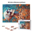thumbnail image 6 of Rateoe Artistic Orange Carnation Skull Pattern Wooden Picture Puzzle ,1000 Piece Jigsaw Puzzle ,Family Fun Puzzle, Home Décor Puzzle, Gift Puzzle(Vertical style), 6 of 9