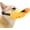 Yellow, variant on Duck Bill Dog Muzzle, Soft Silicone Mouth Cover for Medium and Large Dogs, Adjustable