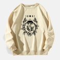 thumbnail image 2 of Durtebeua Neck Pullover Sweaters Casual Comfy Fall Fashion Outfits Clothes Sweatshirt for Women Casual, 2 of 4