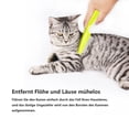 thumbnail image 4 of Peine antipulgas para perros y gatos, peine profesional para perros, peine para mascotas para eliminar pulgas, peine para piojos, peine para polvo con dientes metálicos redondeados para un cuidado, 4 of 5
