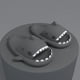 thumbnail image 1 of Zapatillas de tiburón para mujer, sandalias de verano para interior, baño, baño, pareja, parte inferior gruesa, conjunto doméstico, sandalias para hombre, 1 of 4