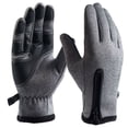 thumbnail image 5 of Thickened Ski Waterproof Windproof Winter Warm Gloves Anti-slip Gloves Touch Screen Mittens Thermal Glove GREY XL, 5 of 8