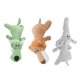 thumbnail image 5 of Juguete de peluche para perro, diseño de lobo, león y elefante, juguete masticable con sonido chirriante, juguete interactivo para cachorros., 5 of 8