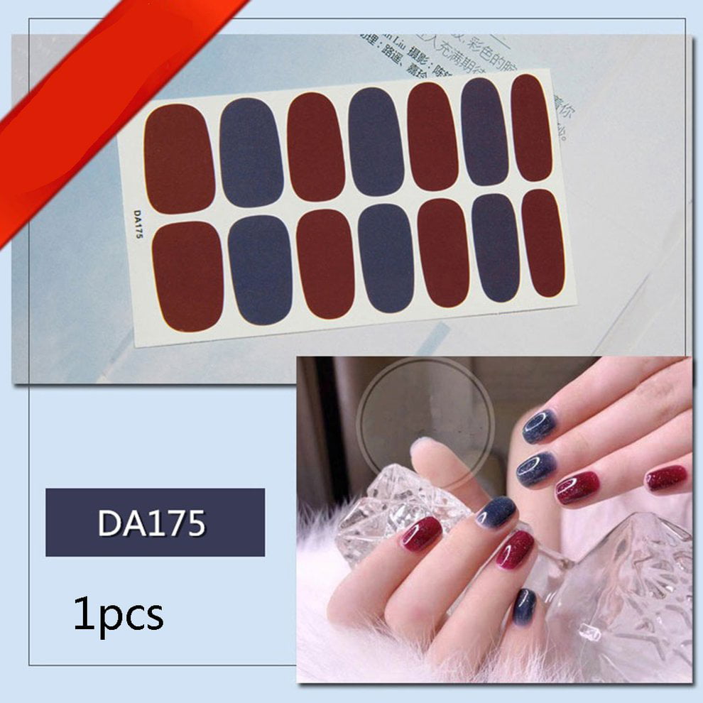 2 PACKS Brand New Removable Nail Stickers Household Nail Stickers Cute ...