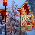 thumbnail image 5 of Merry Christmas Home Decorative Garden Flag Christmas Max Dog, Xmas Gifts House Yard Santa Fireplace Outside Decor, Winter Holiday Farmhouse Outdoor Small Decoration Double Sided 12 x 18, 5 of 6