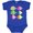 Royal Blue, variant on Inktastic Tropical Fish Lover Girls Baby Bodysuit