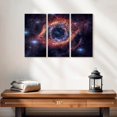 thumbnail image 2 of Elephant Stock Eye Of God Nebula Wall Art - Horizontal Multi Panel Canvas - Living Room Wall Decor - Astronomy & Space Multi Panel - Black And Orange Decor - 23" x 14", 2 of 4