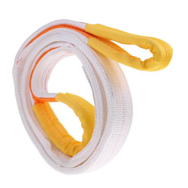 kurtrusly Heavy Duty Tree Saver Tow Pull Strap Strap Towing Pull Rope Cable Road Recovery 3Ton 2m