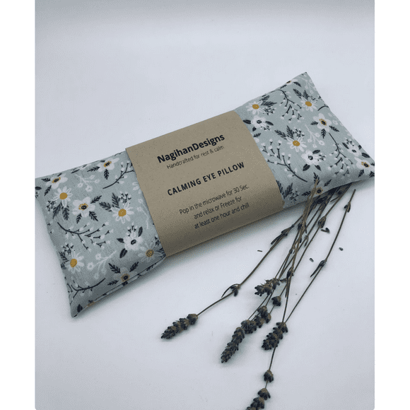 Eye Pillow Cotton Flaxseed Yoga Aromatherapy Removable Cover Yoga Gifts Bridal Shower All Natural Relaxation Stress Relief Gifts, Self Care