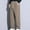 Khaki, variant on Men's Casual Pants Mens Pants Straight Fit Elastic High Waist Drawstring Pocket Trousers Plaid Vintage Loose Trousers Anniversary Fall Winter Pants