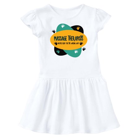 

Inktastic Colorful Massage Therapists Hands Rub Gift Baby Girl Dress