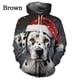 thumbnail image 2 of Sudadera con capucha para hombre y mujer, con estampado 3D de perro bonito, bufanda, otoño e invierno, informal, de gran tamaño, para niño, 2 of 5