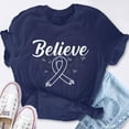 thumbnail image 6 of EcoLoom Believe In The Strong Melanoma Awareness Warrior Short Sleeve Unisex T Shirt Black-S, 6 of 6