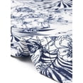 thumbnail image 5 of DARING DIVA Women's Plus Boho Floral Loose Spaghetti Strap Cami Top 1X Navy Blue, 5 of 6