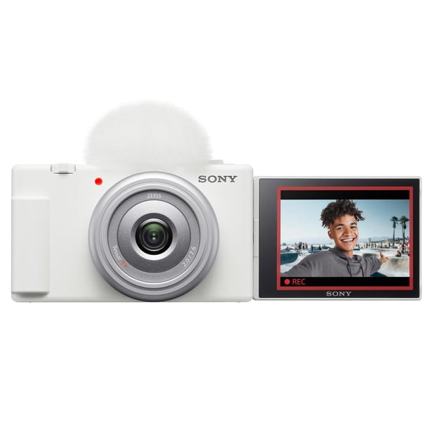 ★早い者勝ち！【SONY ZV-1F ホワイト】32GB SDカード付 Sony ZV-1F Vlogging Camera, White Bundle with 32GB SD Card, Camera
