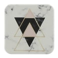thumbnail image 1 of Diatom Cup Posavasos Absorción de Agua Aismiento Pad Anti Escaldado Diatom Tea Coaster 10x10cm Triángulo Baoblaze Práctico de costa de la bebida de Diatomite, 1 of 6