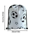 thumbnail image 2 of TIELUTT Interesting Football Pattern Fitness Double Shoulder Storage Drawstring with Container for Clothes Storage Boxes for Closet Baby Clothes Storage Organizer Clothes Bag Sweater Containers for C, 2 of 7