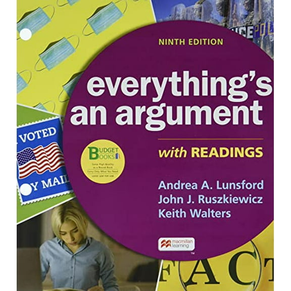 Pre-Owned Loose-leaf for Everything's an Argument with Readings, 9781319413279, 1319413277, Paperback, Ninth edition