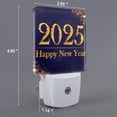 thumbnail image 2 of Balery 2025 Happy New Year 3 Luz Nocturna LED con Sensor Automático, Enchufe con Sensor Crepuscular, Luz Suave de 0.5W para Dormitorio, Pasillo, Baño-UK, 2 of 7
