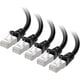 thumbnail image 1 of Cable Ethernet Matters Cat 6A, 10 Gbps, 1,5 m, blindado, paquete de 5, 1 of 9