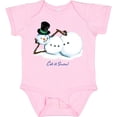 thumbnail image 3 of Inktastic Let it Snow Sassy Snowman in Top Hat Boys or Girls Baby Bodysuit, 3 of 5