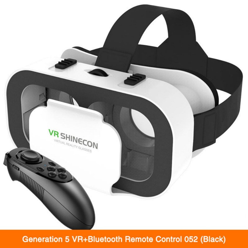 Lunettes de Realite Virtuelle 3D VR Intelligentes avec Telecommande Sans Fil IMAX pour Jeux Video