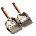 thumbnail image 6 of Stainless Steel Cat Litter Scoop, Large Sifter Shovel with Fine Holes for Clumping & Tofu Litter, Durable Gray Scooper with Round Holes, 6 of 6