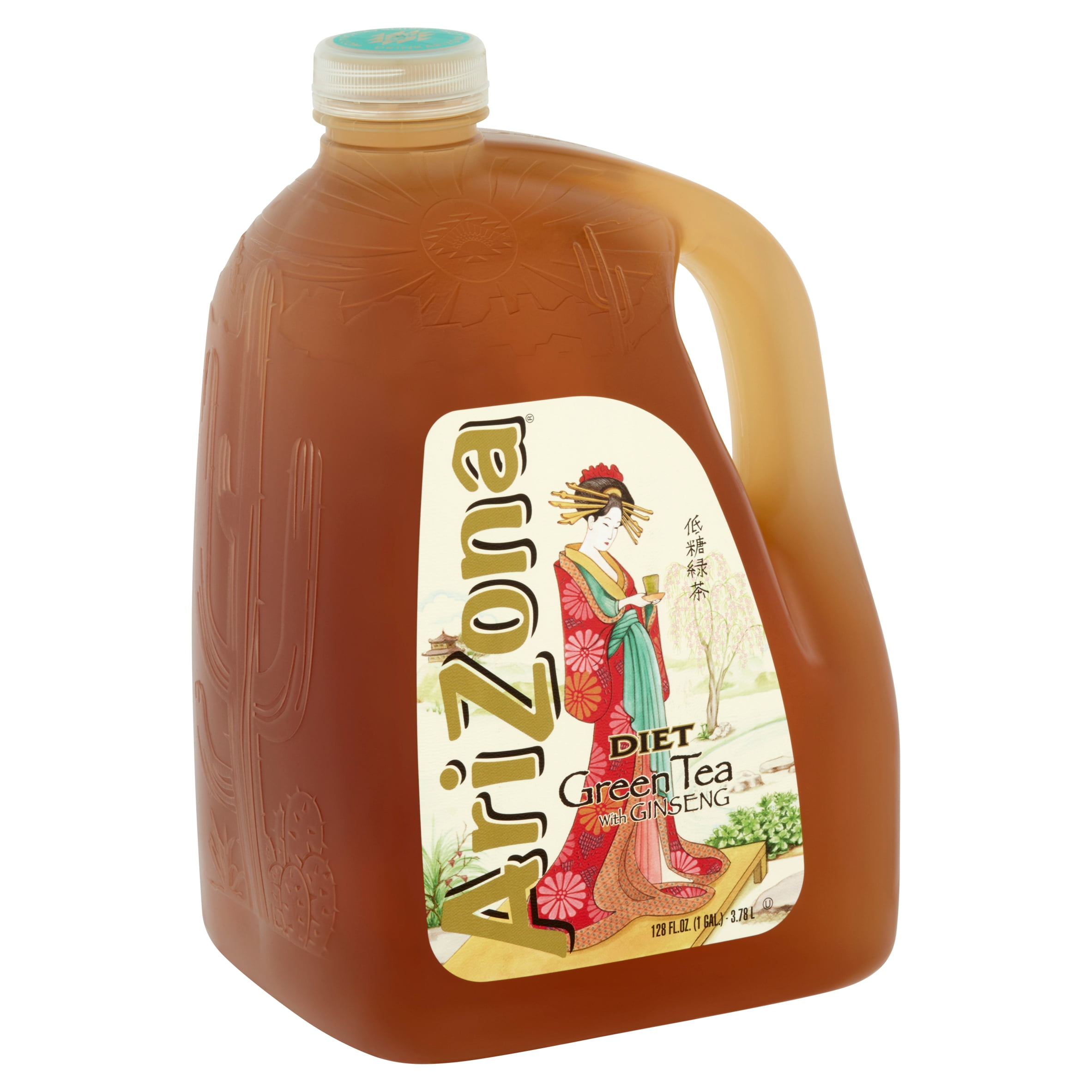 AriZona Diet Green Tea With Ginseng 128 Fl Oz Walmart
