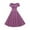 LYQ1_Pink, variant on Meichang Summer Dresses for Women Puff Short Sleeve Casual A-Line Midi Dresses Square Neck Pleated High Elastic Waited Evening Party Dress