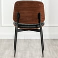 thumbnail image 3 of FOWEOAIU Modern Dining Chairs,Leather Upholstered Side Chairs , Black (Set of 2) ﻿, 3 of 10