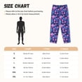 thumbnail image 3 of Fotbe Blue Skull Rose Pantalones de Pijama para Mujer, Pantalones de Dormir, Pantalones Pj con Cordón y Bolsillos-X-Large, 3 of 6