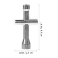 thumbnail image 2 of Shisuyan Cross Key Stainless Steel 2Pcs 1.85X1.06X0.39in, 2 of 8