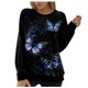 thumbnail image 1 of Sudadera para mujer Otoño Sudaderas Moda Impreso Camiseta suelta Blusa de manga larga Cuello redondo Tops casuales Odeerbi ODB-5, 1 of 6