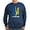 Navy, variant on CafePress - I Stand With Ukraine Flag Support Ukrai Sweatshirt - Classic Crew Neck Sweatshirt