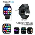 thumbnail image 6 of Cyberdyer QS10 Smart Watch 1.83" inch Fitness Tracker with Bluetooth Call for Android and Ios - Pink, 6 of 8
