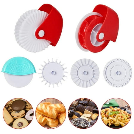 

6pcs/set Manual Pizza Roller Home Bakery Restaurant Dough Slicer Dessert Pancake Noodle Spaghetti Kitchen Gadgets