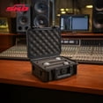 thumbnail image 4 of SKB iSeries Microphone Hard Case, Polypropylene Shell with 3-Slot Foam Interior, Black, 4 of 8