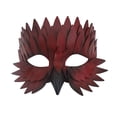 thumbnail image 3 of Máscara de pájaro cómoda de usar, cubrebocas, máscara de mascarada para escenario, graduación, cumpleaños rojo, 3 of 8