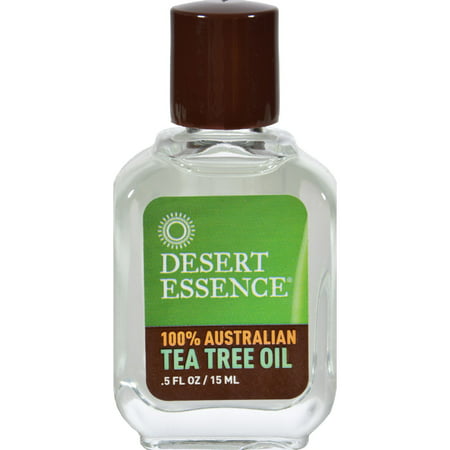 Desert Essence Australian Tea Tree Oil - 0.5 fl (Best Tea Tree Oil Brand For Acne)