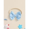 thumbnail image 6 of BemeyourBBs Baby Girls Romper Set, Sleeveless Tie-up Stars Bodysuit Dress Headband, 6 of 9