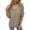 Khaki, variant on Reversible Knit Cardigan for Women Long Sleeve Open Front Sweater with Backless Design Outwear for Fall Winter White XXL