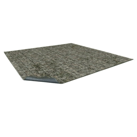 Battle Systems Terrain Flagstone Floor Game Mat 2x2 - Neoprene Playmat for Warhammer, D&D, Frostgrave and More!