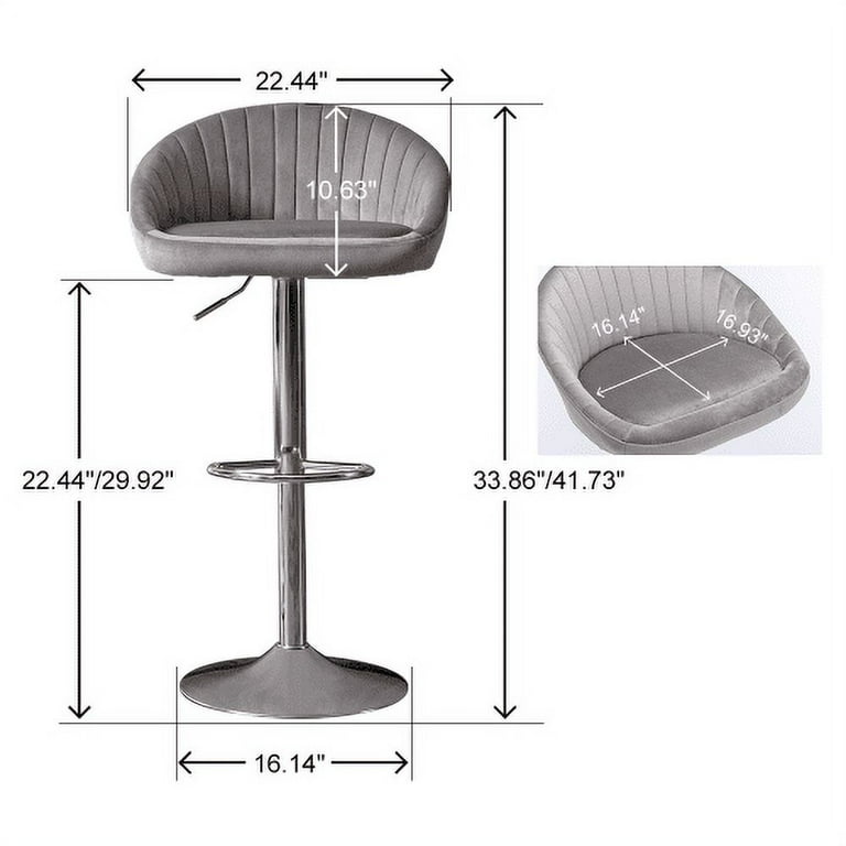 Minimalist Bar Stool Set (2), By-Boo Skola in 2023